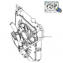 tata indica radiator fan motor price