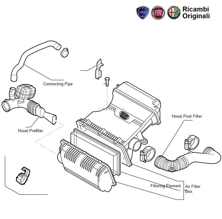 Fiat Grande Punto Linea 1 4 Petrol Air Intake Hoses