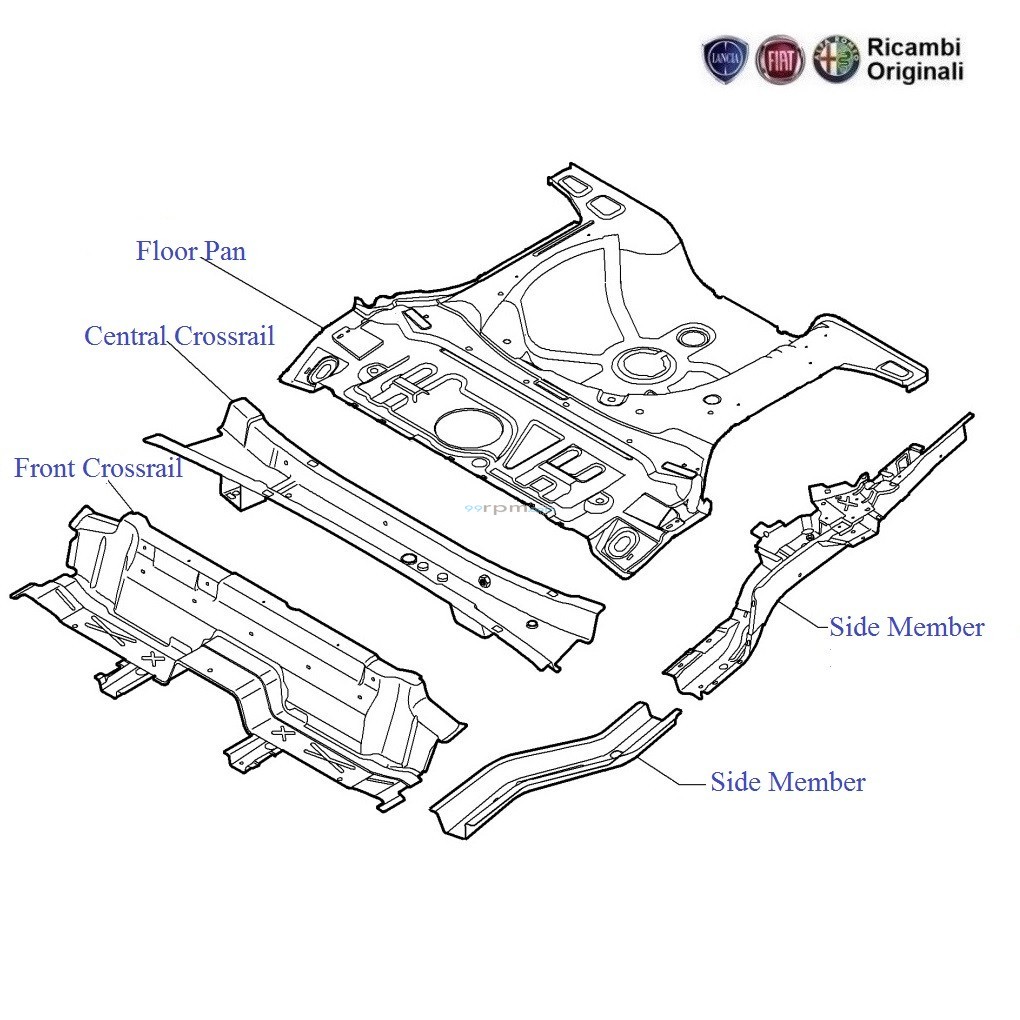 FIAT Punto Rear Floor Pan