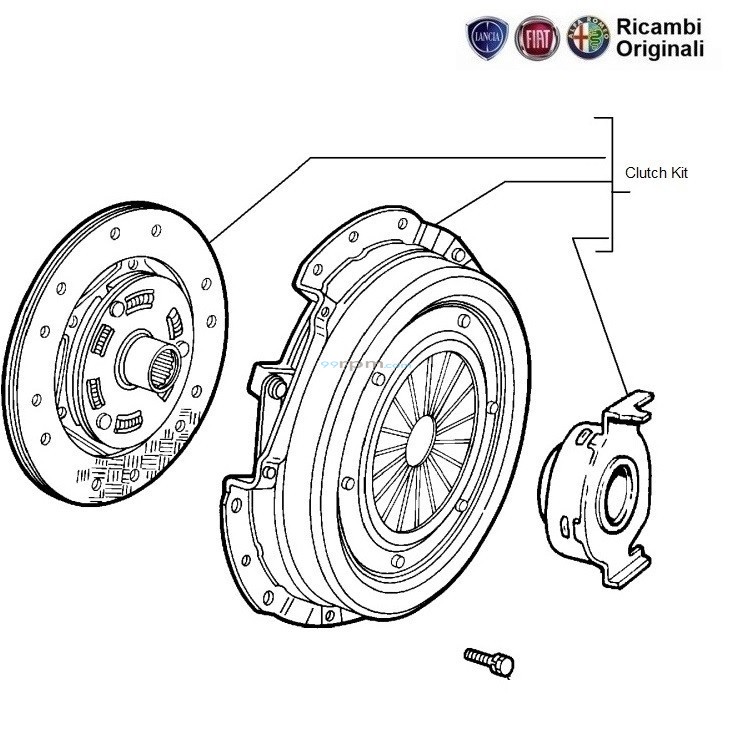 FIAT Uno 1.7D Clutch Kit