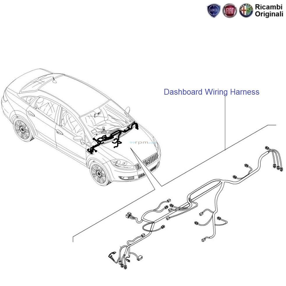 FIAT Linea: Dashboard Wiring Harness