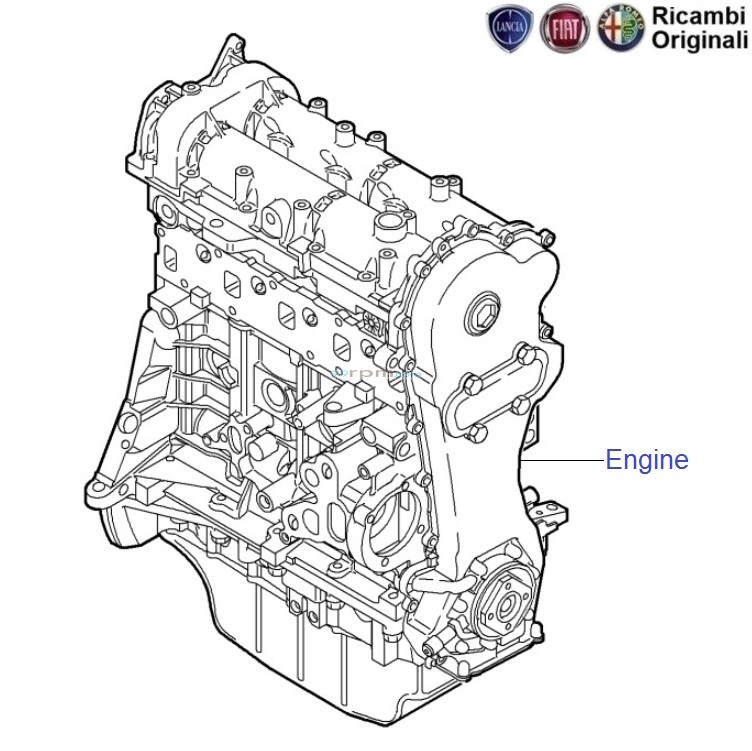 FIAT Punto 1.3 MJD 90HP: Complete Engine