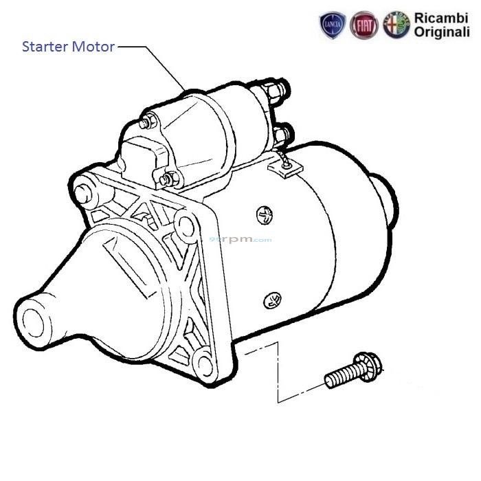 FIAT Grande Punto 1.2 FIRE Starter Motor