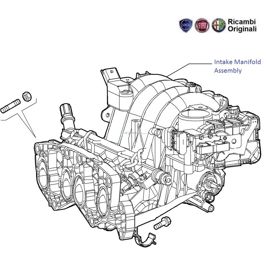 FIAT Grande Punto 1.2 FIRE: Intake Manifold Assy
