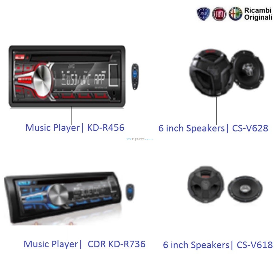 Fiat Punto Evo Music Player & Speakers