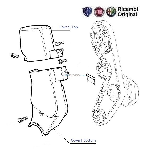 FIAT Uno 1.0 petrol Timing Belt Cover
