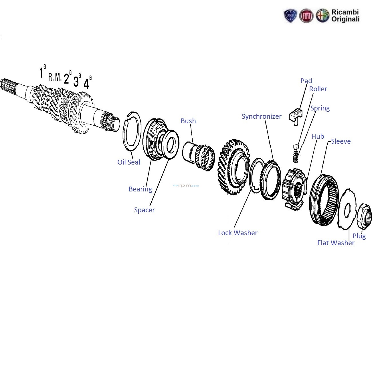 Fiat uno new arrivals 1100 gearbox manual