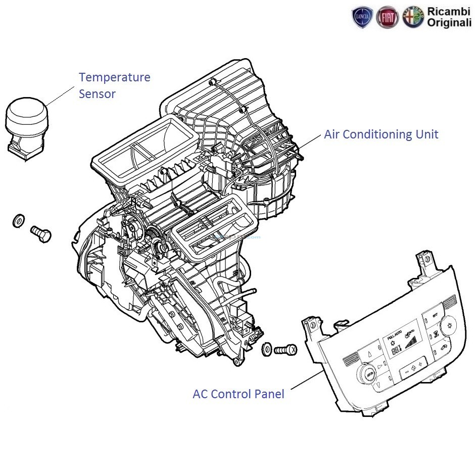 FIAT Linea 1.4 FIRE Petrol Air Conditioning Unit