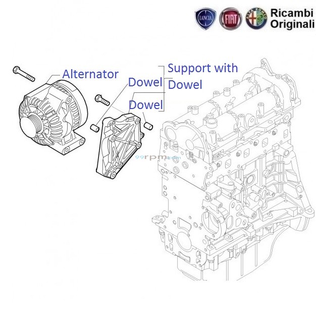 Fiat Grande Punto 1.3 MJD Alternator