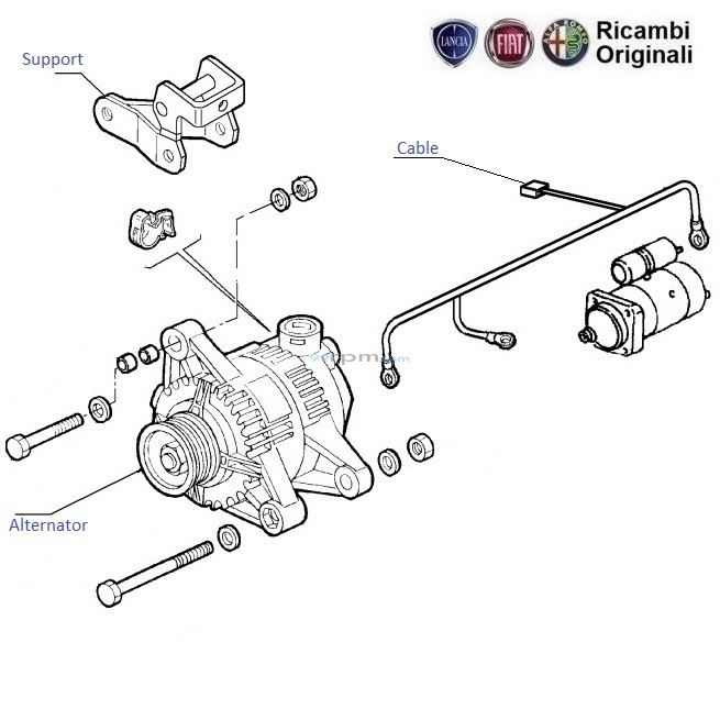 Fiat palio cheap alternator price