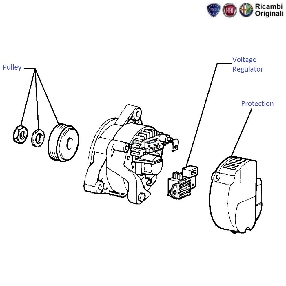 Fiat linea store alternator price