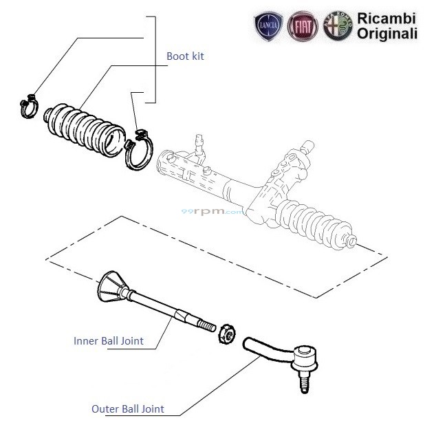Fiat Palio Ball Joints & Boot
