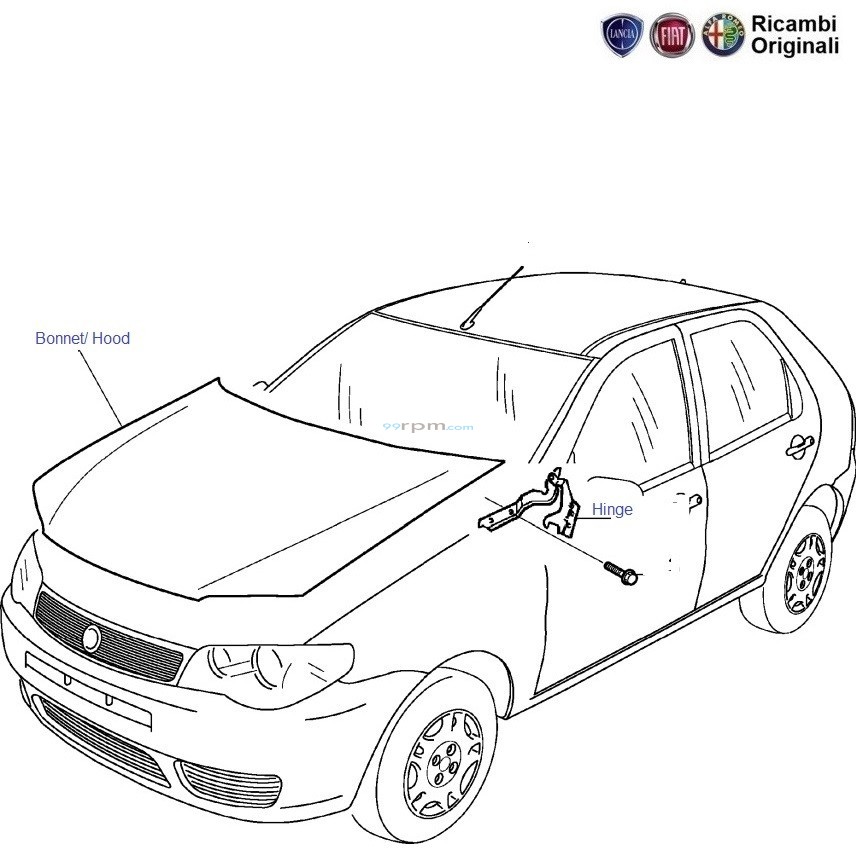 FIAT Palio Stile Bonnet Hood