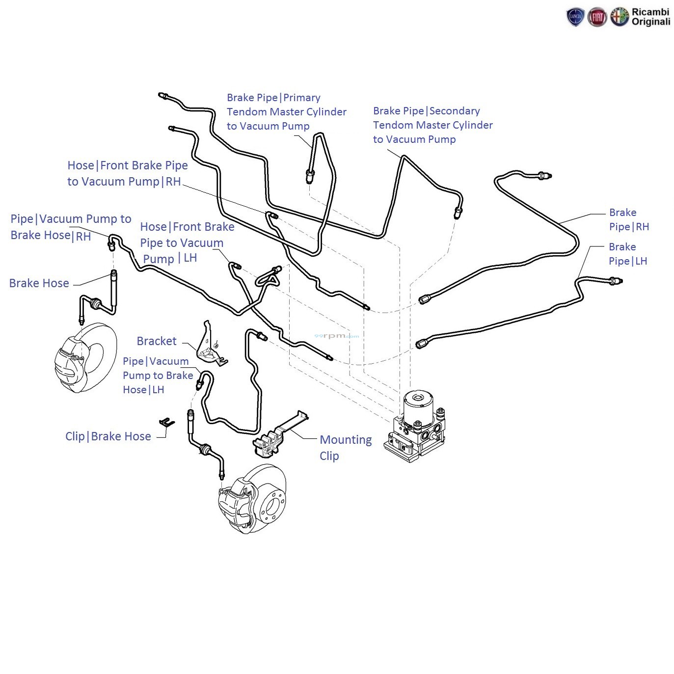 Fiat Vacuum Diagram - Wiring Diagram & Schemas