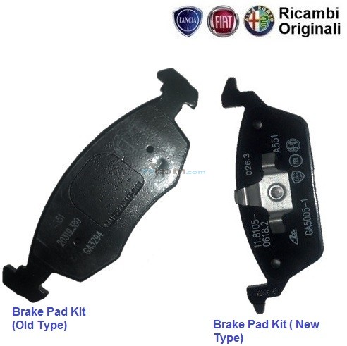 Fiat brake shop pads
