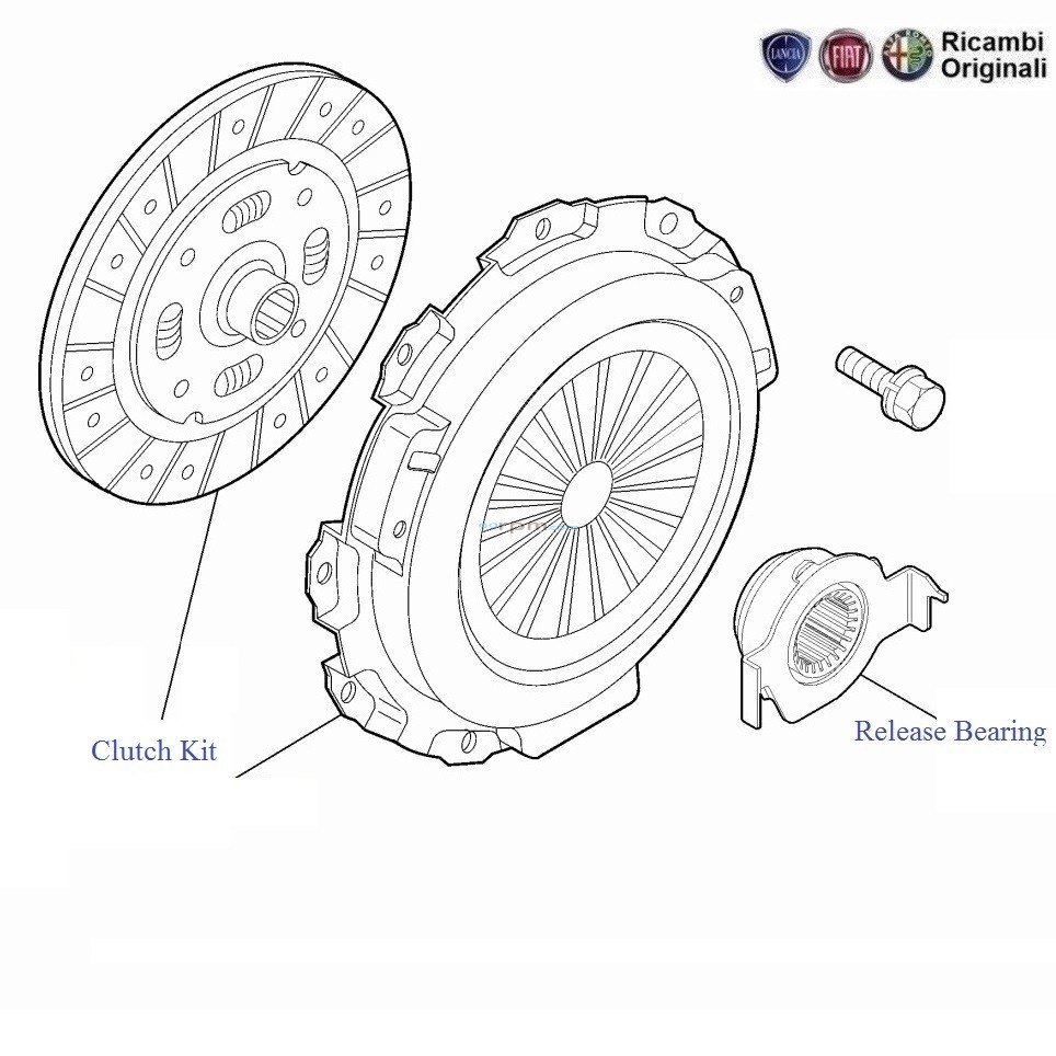 FIAT Punto 1.3 MJD Clutch Plate and Pressure Plate Assembly