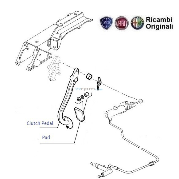 FIAT Palio Stile 1.3MJD Clutch Pedal