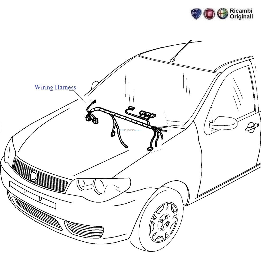 Fiat Palio Stile 1.3 MJD Dashboard Wiring Harness