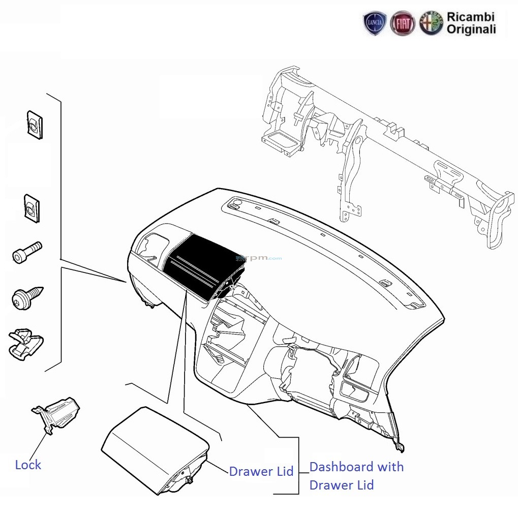 Fiat punto new arrivals dashboard parts