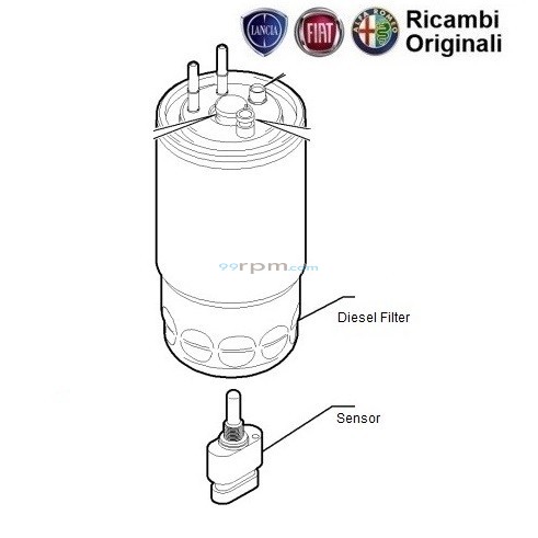 Diesel Fuel Filter FIAT Grande Punto 75HP