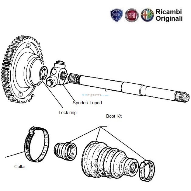 Fiat uno inner shop cv joint price