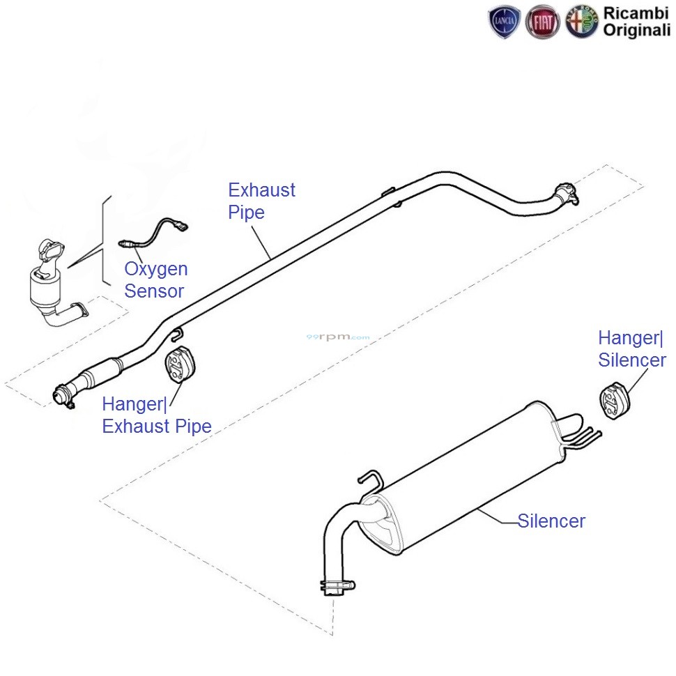 Fiat punto evo exhaust shop