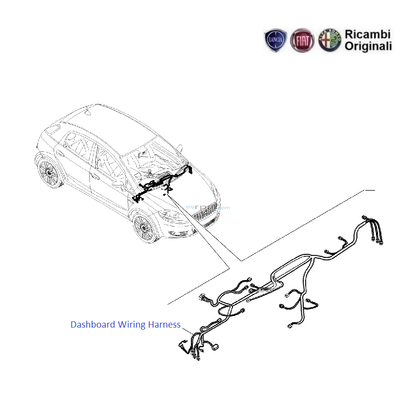 Fiat Grande Punto: Dashboard Wiring Harness