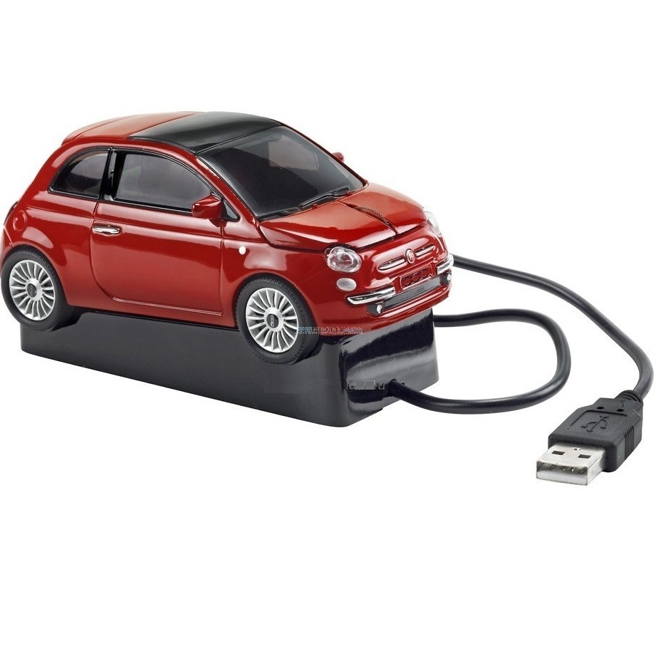 Fiat Wireless Rechargable Mouse In Fiat500 Model
