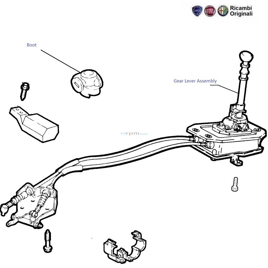 FIAT Palio Stile 1.3MJD Gear Lever Assembly