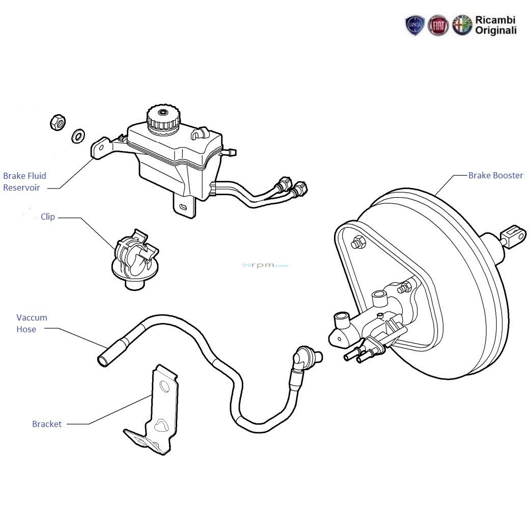 FIAT Grande Punto 1.4 FIRE Brake Booster