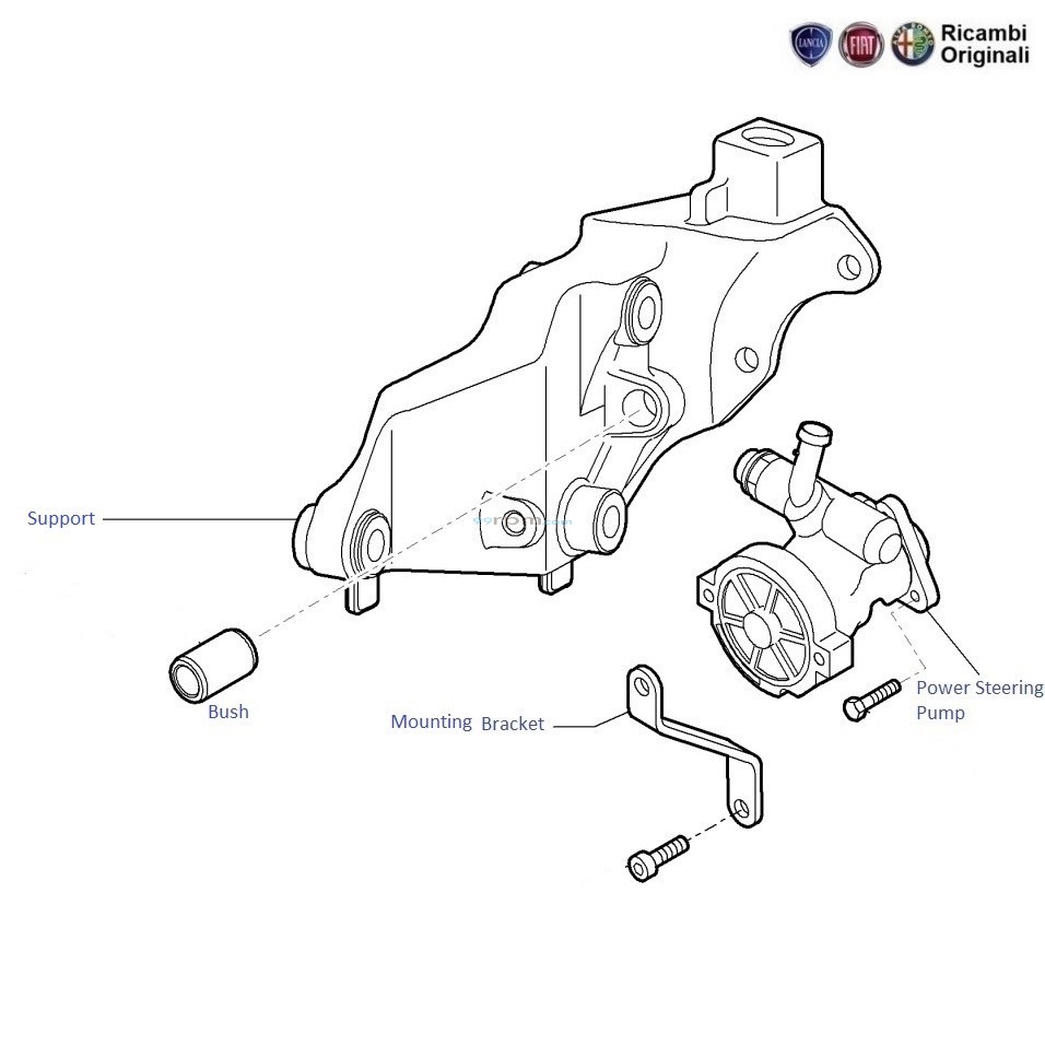 Fiat punto power steering pump sale