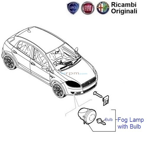 Fiat punto fog lamp deals cover