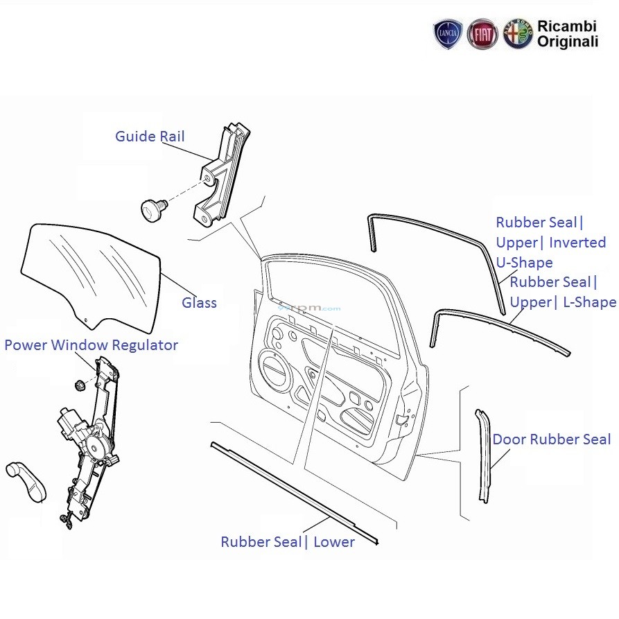 Fiat linea store door lock