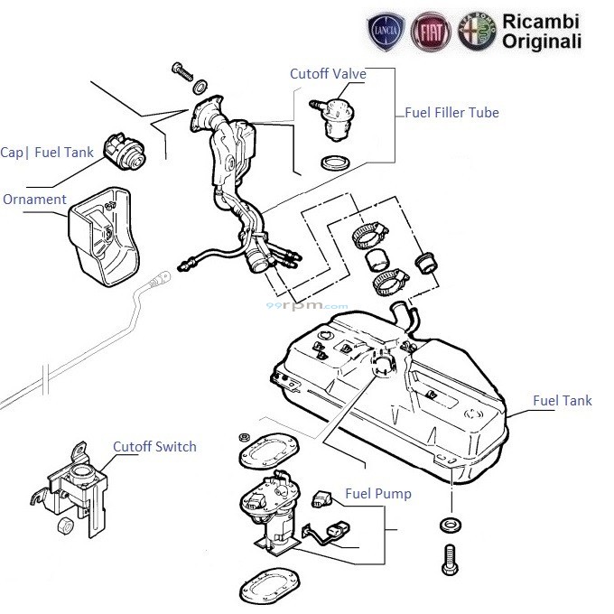 Fiat strada shop fuel pump