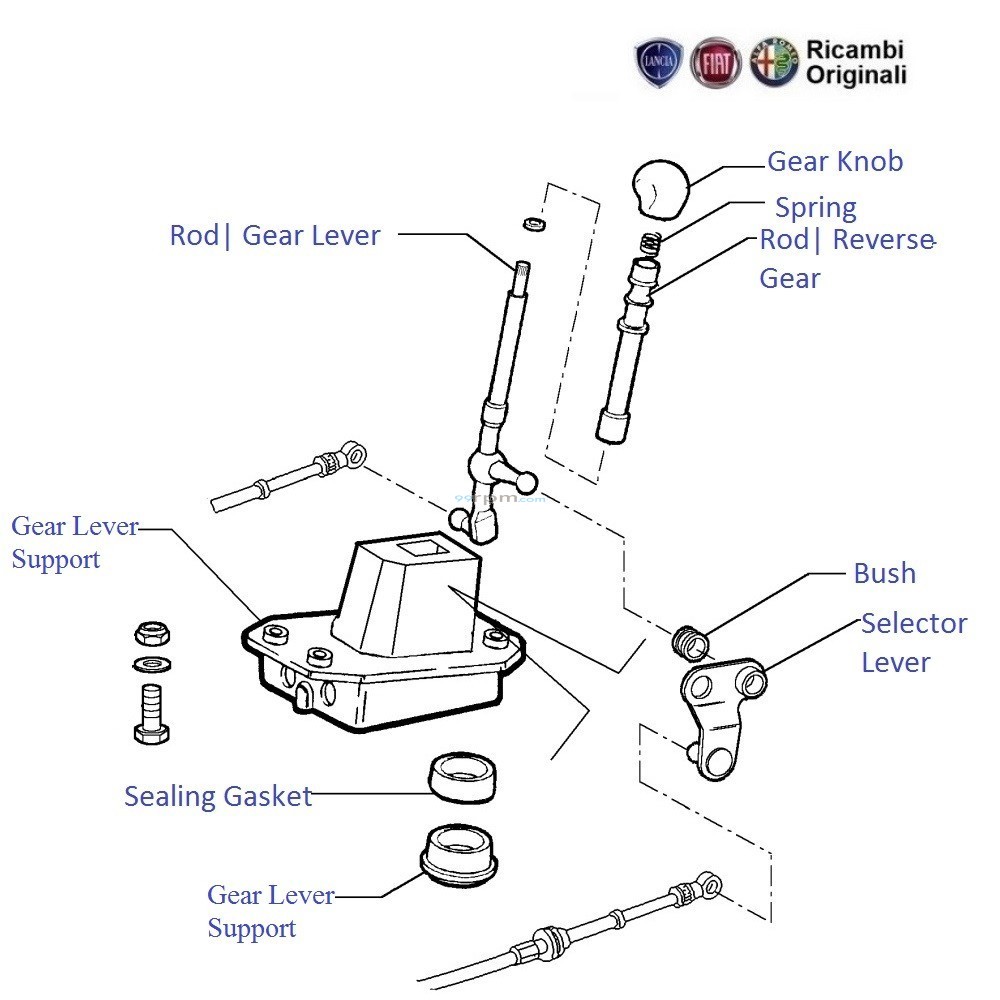 Fiat palio gear lever base on sale