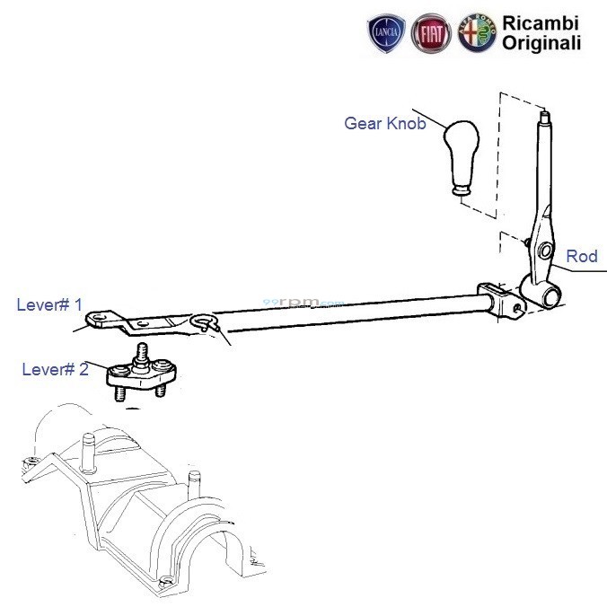 Fiat uno shop gear linkage