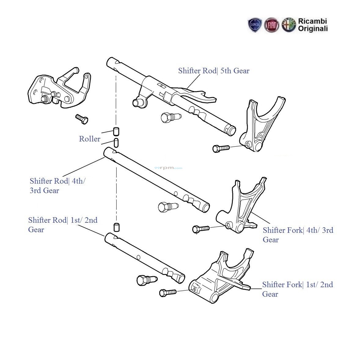 Fiat uno shop gear linkage
