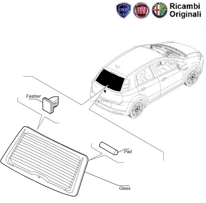Fiat punto cheap front glass price