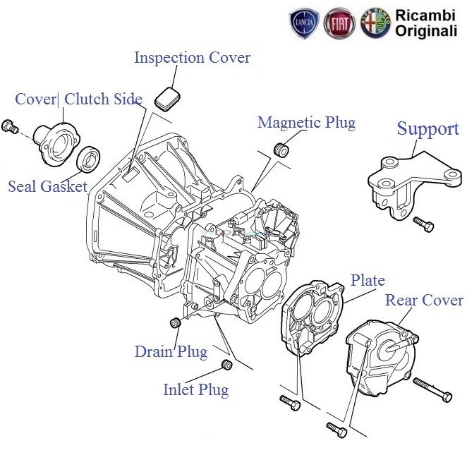 FIAT Palio Stile 1.3 MJD Gearbox Covers