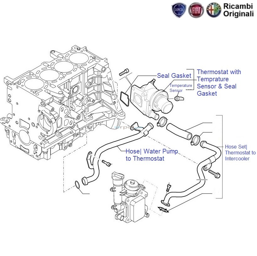 Fiat shop punto thermostat