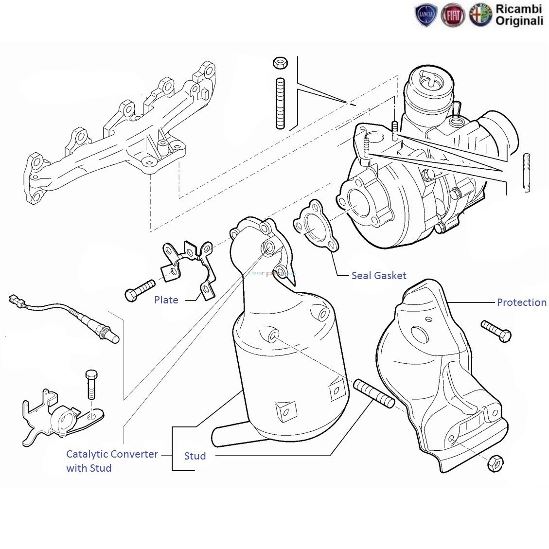 Fiat hotsell catalytic converter