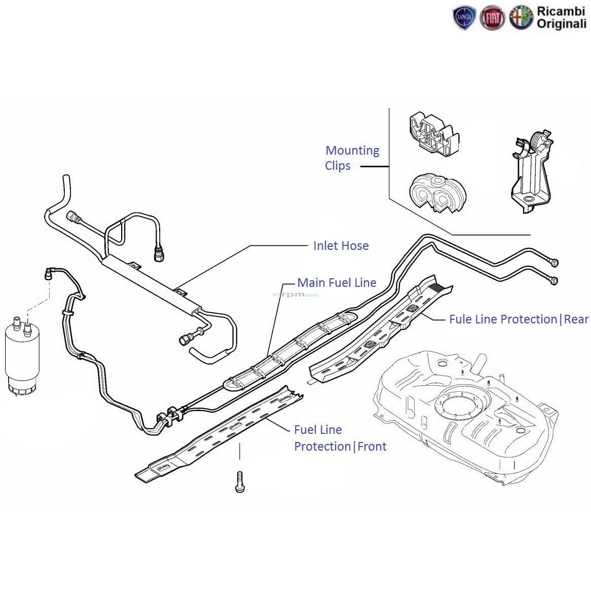 Fiat linea fuel sale pump