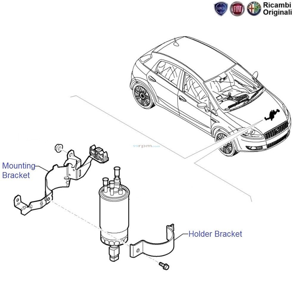 Fiat punto fuel filter new arrivals