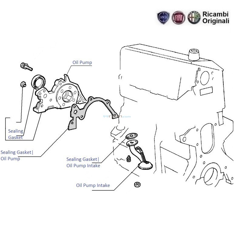 Fiat Uno 1.7D Oil Pump