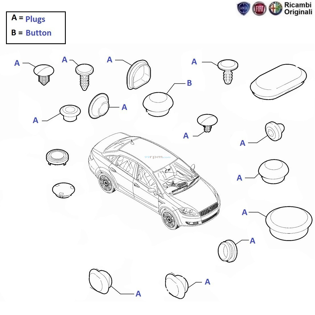 99rpm online fiat linea