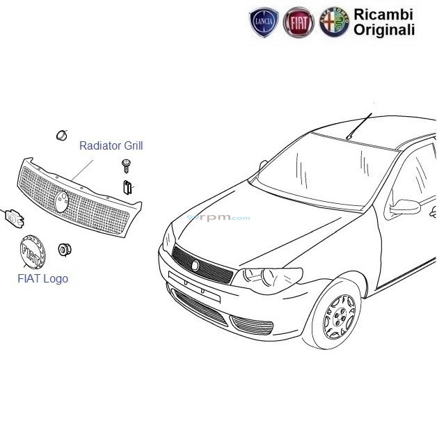 Fiat palio radiator price sale