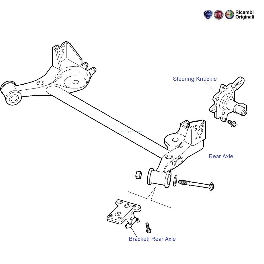 Fiat linea shop rear suspension