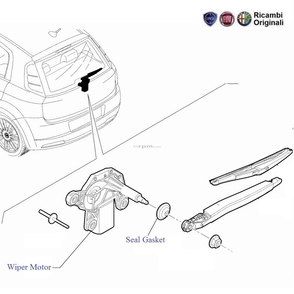 Fiat punto online wiper motor