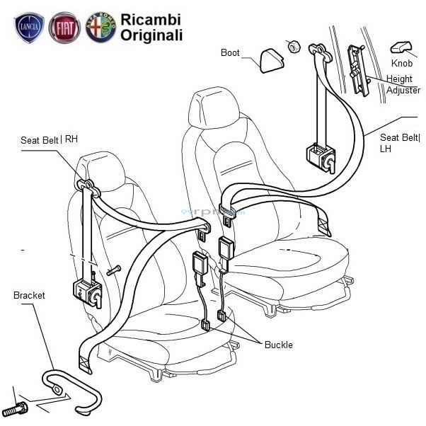 FIAT Punto Front Seat Belts