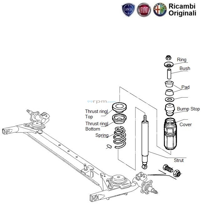 Fiat palio sales front shocks